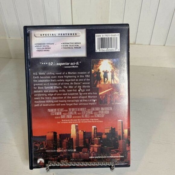 5/$15 The War of the Worlds DVD Movie - Picture 3 of 3